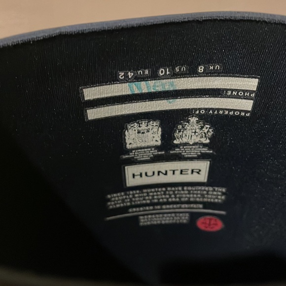 Hunter Navy Rain Boots - Picture 4 of 6